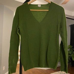 Jcrew cashmere v- neck